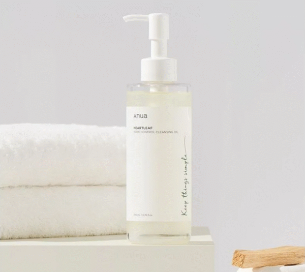 klfytds Anua - Heartleaf Pore Control Cleansing Oil - Huile nettoyante démaquillante