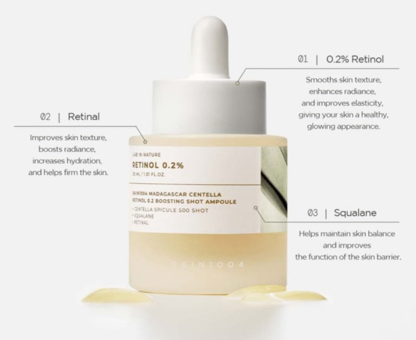 SKIN1004 – Madagascar Centella Retinol Booster Ampoule – Sérum